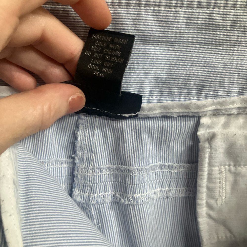 Rafaella Blue Capri Pants or long shorts Lightweight Summer Style 20W - Picture 10 of 10